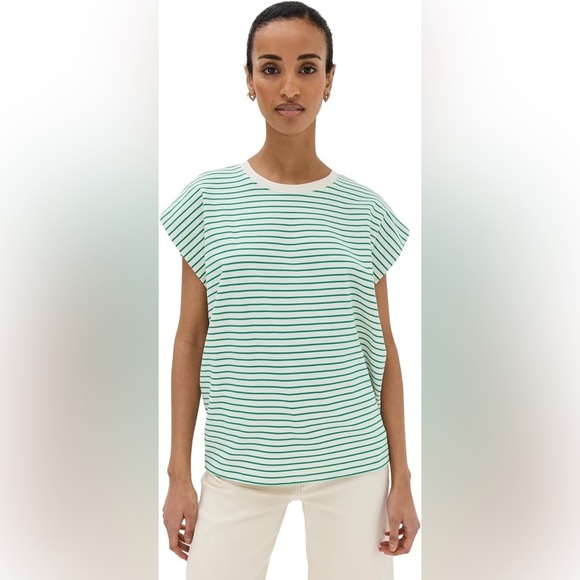 Pistola TRINA MUSCLE TEE - VERT STRIPE - green - small - Picture 3 of 9